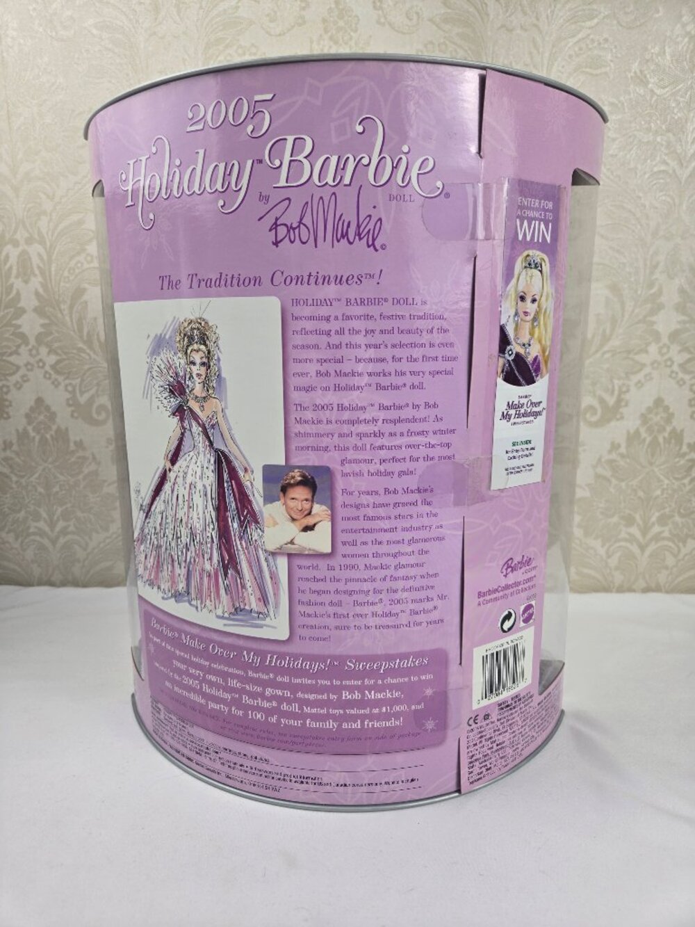 2005 Holiday Barbie Bob Mackie Doll New In Original Display Box Blonde Vintage - Picture 12 of 15
